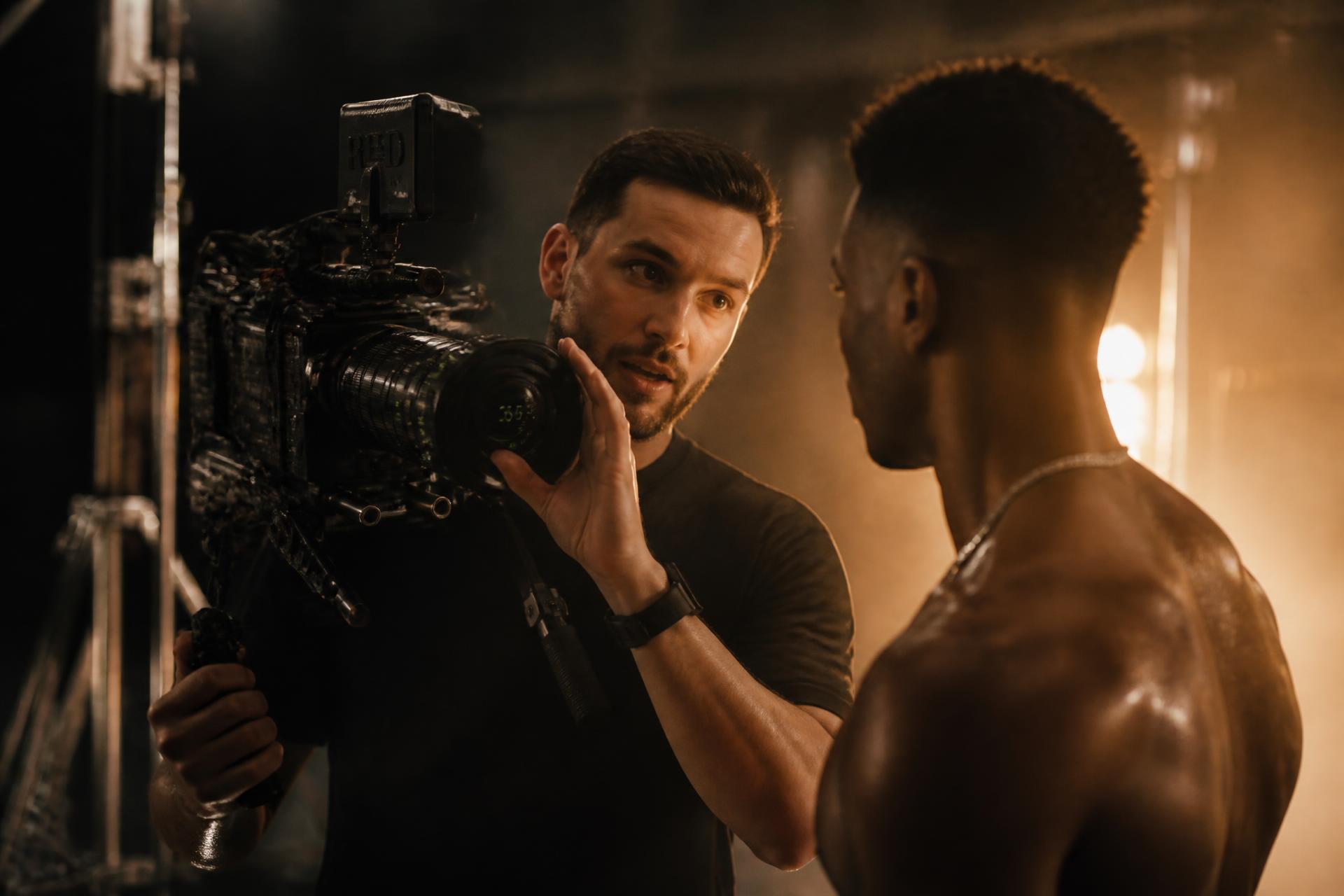 Christopher Ormeno directing a cinematic shoot